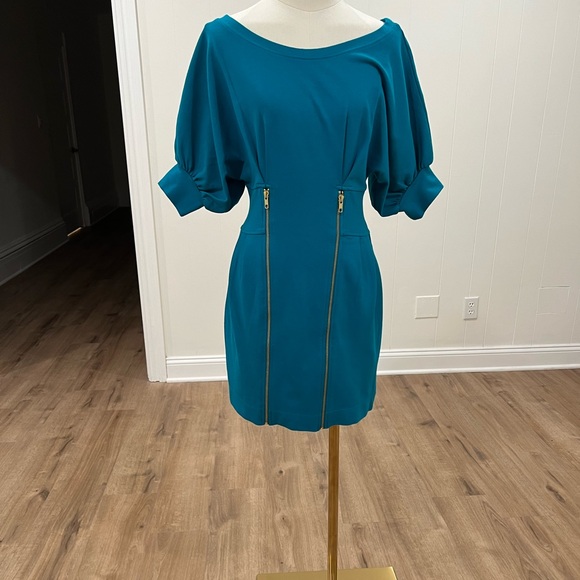 French Connection Blue Mini Dress Size 6 - Picture 8 of 11